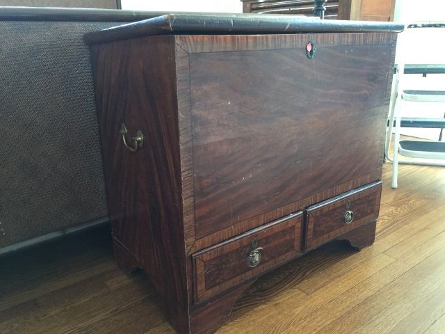 Antique 19th C American Blanket Chest / Trunk (1 of 4)