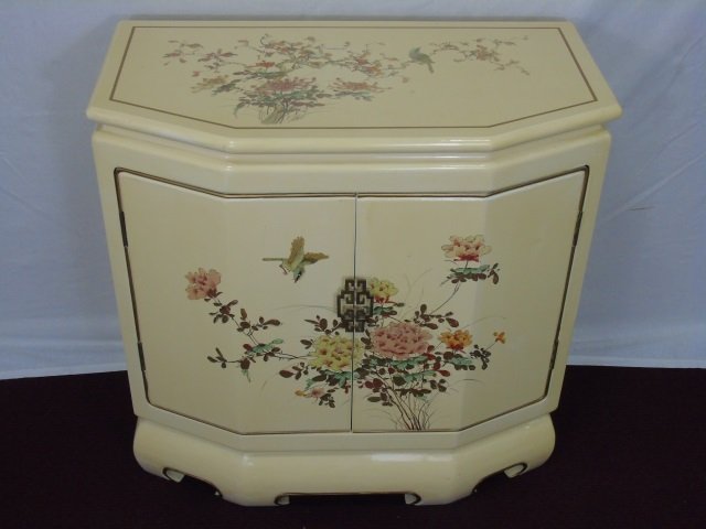 Contemporary Asian Lacquer Console Cabinet (1 of 6)