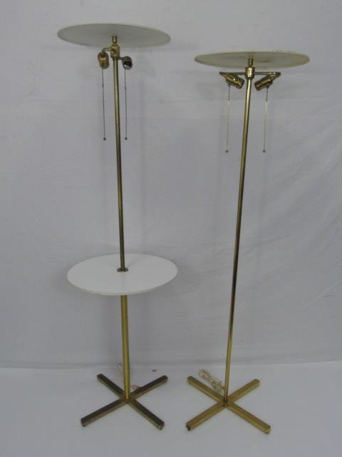 Pair of Mid Century Heifetz Brass Floor Lamps (1 of 8)