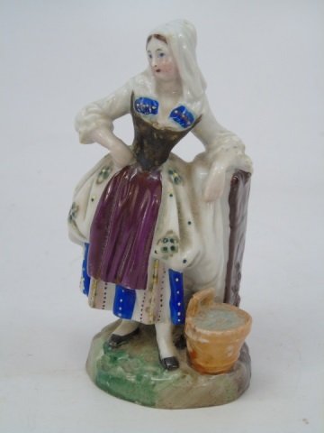 Antique 19th C Continental Porcelain Table Statue (1 of 4)