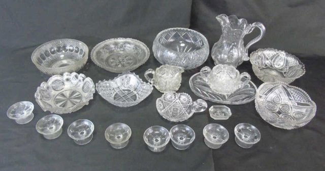American Brilliant Crystal & Cut Glass Lot (1 of 6)