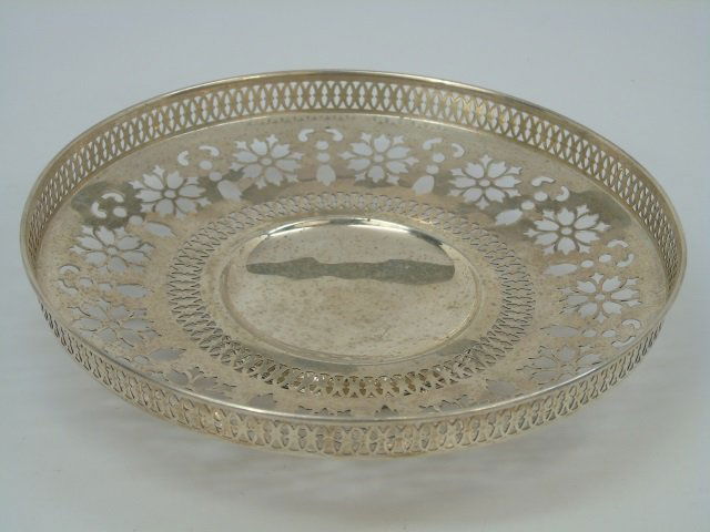 Antique Sterling Silver Reticulated Compote Bowl (1 of 3)