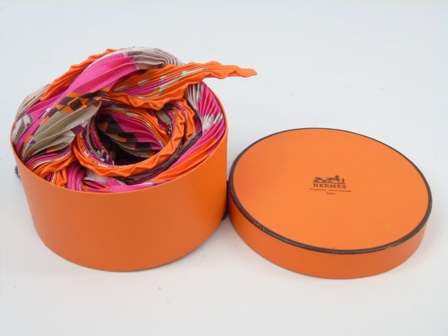 Hermes H De. Watrigant Accordion Silk Scarf in Box (1 of 10)