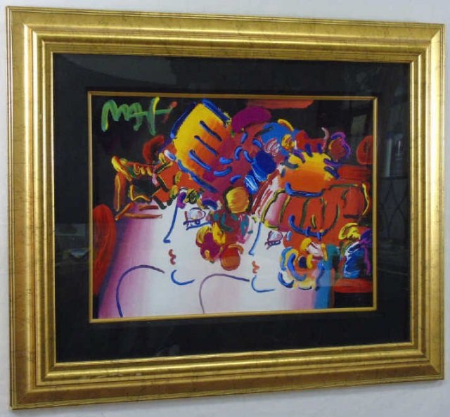 Peter Max Embellished Lithograph Mondrian Ladies (1 of 4)