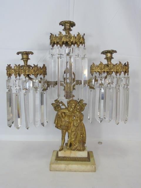 Antique 19th C Victorian Romeo Juliet Candelabra (1 of 7)