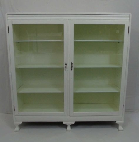 Antique American Curio Cabinet / Bookcase (1 of 3)