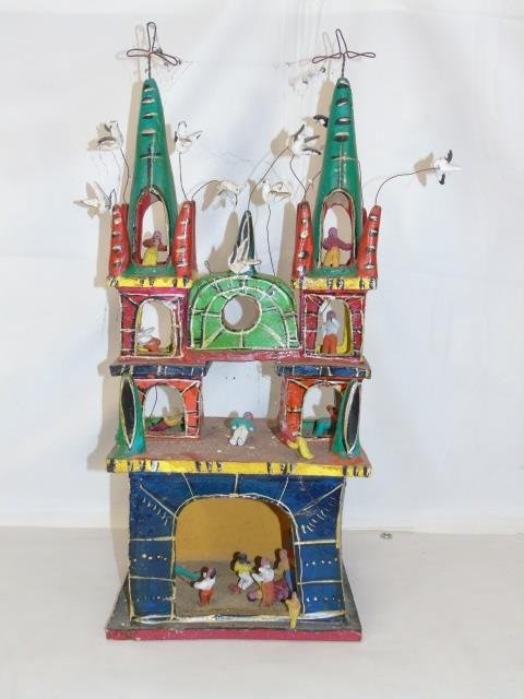 Handmade Mexican Folk Art Statue (1 of 5)