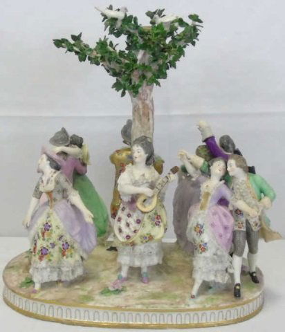 Monumental Antique German Meissen Centerpiece (1 of 3)