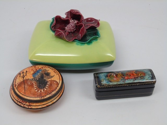 Russian, Greek & Majolica Table Boxes (1 of 9)