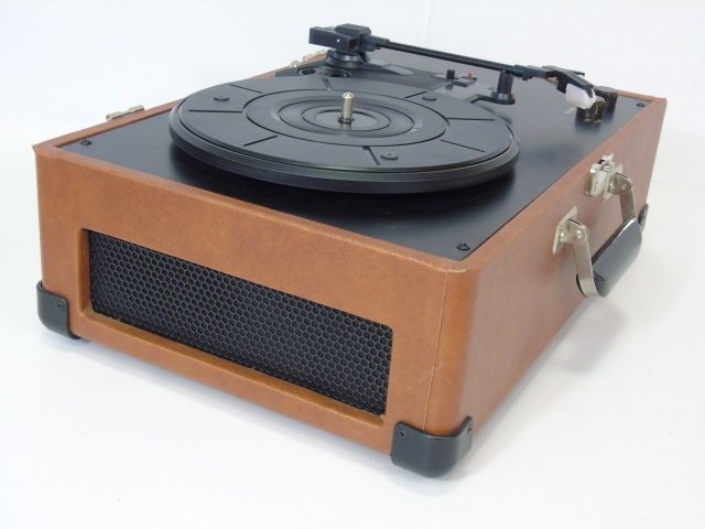 Vintage Crosley CR49 Portable Turn Table w/ Case (1 of 7)