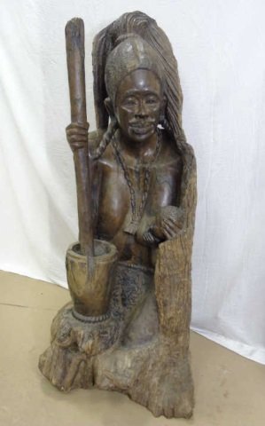 T. Musole - African Carved Wood Sculpture (1 of 9)