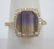 Contemporary Ametrine Diamond & Gold Ring