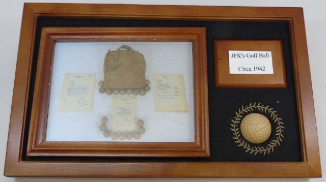 John F Kennedy c. 1942 Golf Ball w/ Provenance 7 (1 of 6)
