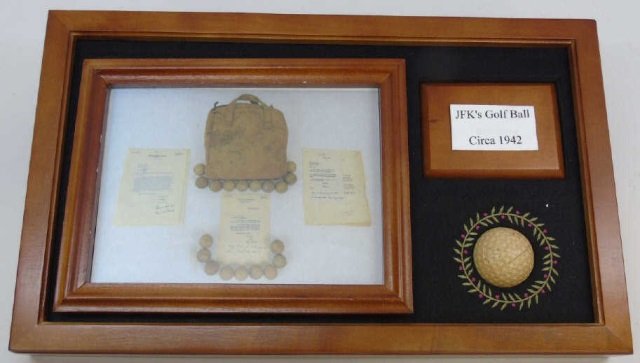 John F Kennedy c. 1942 Golf Ball w/ Provenance 14 (1 of 6)