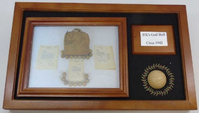 John F Kennedy c. 1942 Golf Ball w/ Provenance 16 (1 of 6)