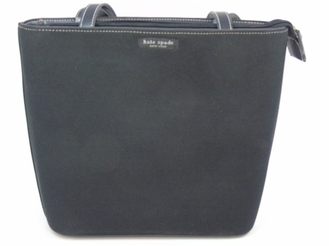 Vintage Black Kate Spade Leather Strap Hand Bag (1 of 4)