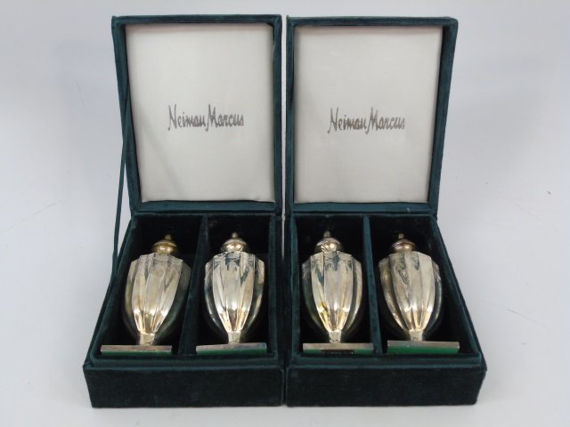 3 Boxed Sets - Neiman Marcus Silver S/P Shakers (1 of 8)