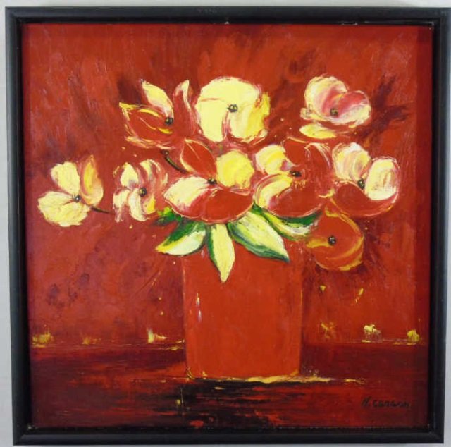 H Carson - Contemporary Floral Still Life Painting (1 of 3)