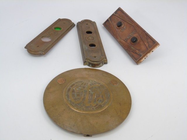 Antique / Vintage Otis Elevator Operating Plaques (1 of 5)