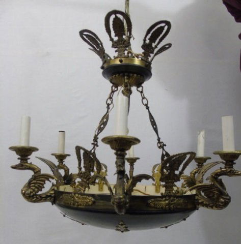 Antique Neo Classical French Style Chandelier (1 of 6)