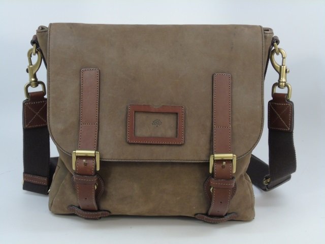 Mulberry Leather Satchel / Messenger Bag w/ Strap (1 of 6)
