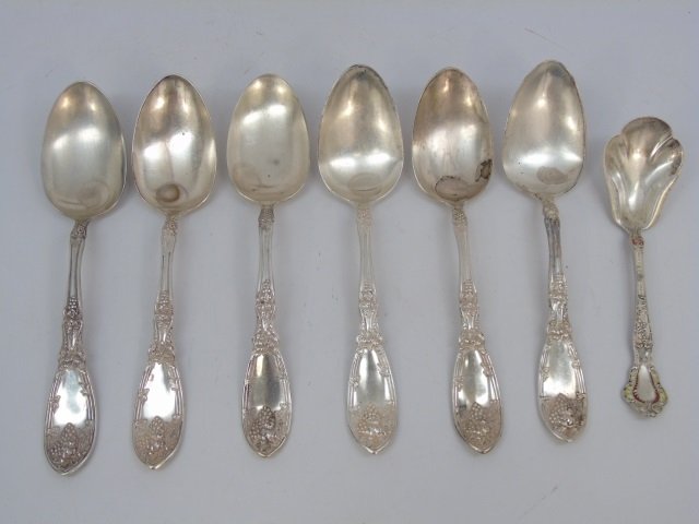 Antique Sterling & Silver Plate Spoons (1 of 5)