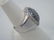 Contemporary White & Black Diamond Gold Ring - 3