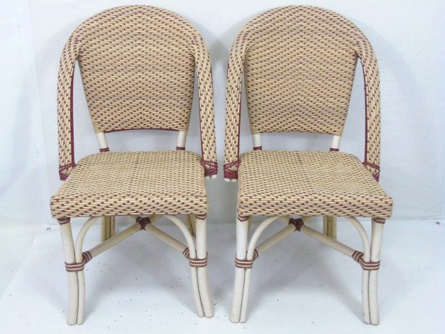 Contemporary Palecek Plastic Wicker Patio Chairs (1 of 6)