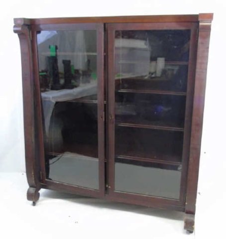 Antique RJ Horner Curio Cabinet Bookcase (1 of 6)