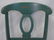 Lot of 2 Contemporary Modern Green Painted Chairs - 4