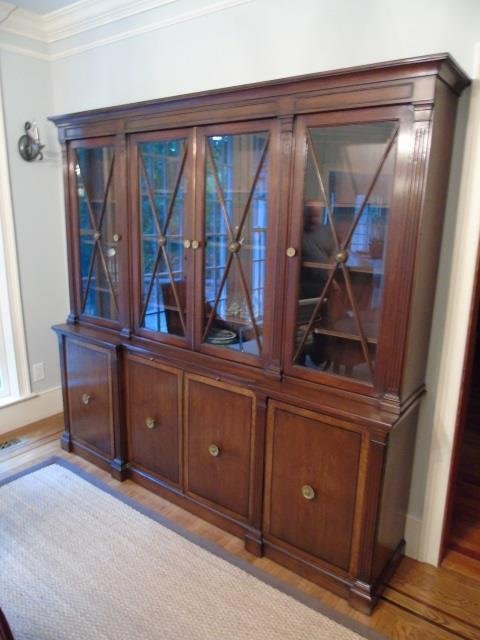 Contemporary Traditional China Cabinet Breakfront (1 of 3)