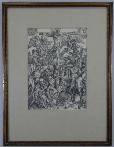 Framed Black & White Print After Albrecht Durer (1 of 4)