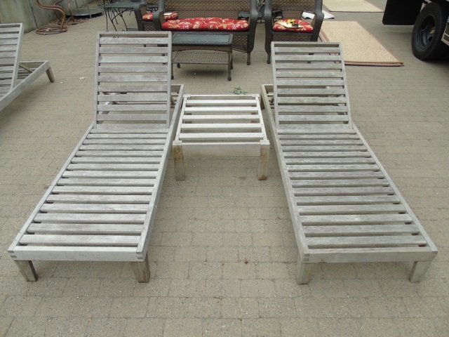 Barlow Tyrie Contemporary Teak Pool Lounge Chair (1 of 3)