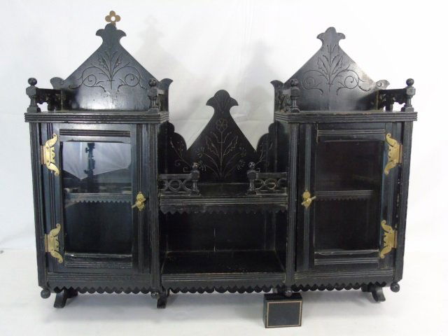 Antique Victorian 19th C Aesthetic Wall Cabinet (1 of 5)