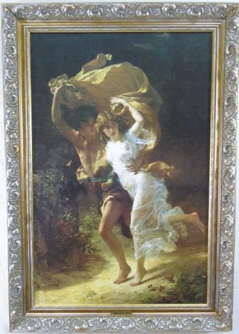 Giclee on Canvas After Pierre August's The Storm (1 of 4)