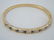 Estate 18k Yellow Gold Diamond & Sapphire Bracelet - 4
