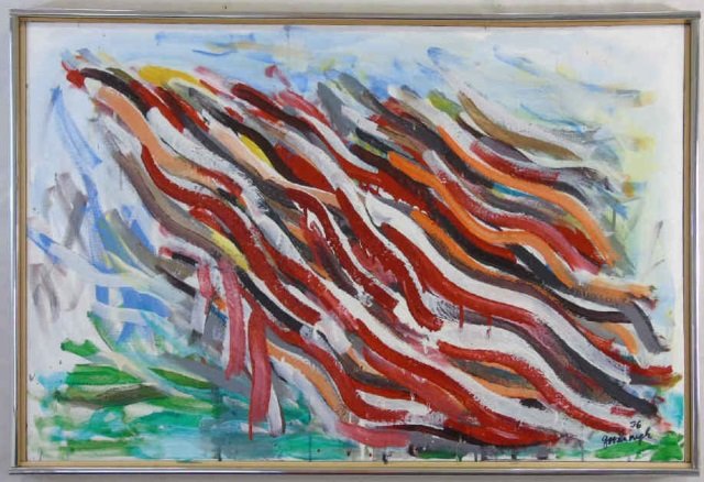 Robert Goodnough - Signed Abstract Painting Horses (1 of 7)