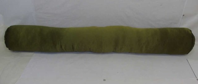 Large Custom Made Down Blench Silk Bolster Pillow (1 of 2)