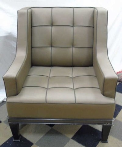 Large Contemporary Modern Upholstered Armchair (1 of 3)