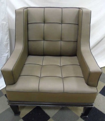 Large Contemporary Modern Upholstered Armchair (1 of 3)