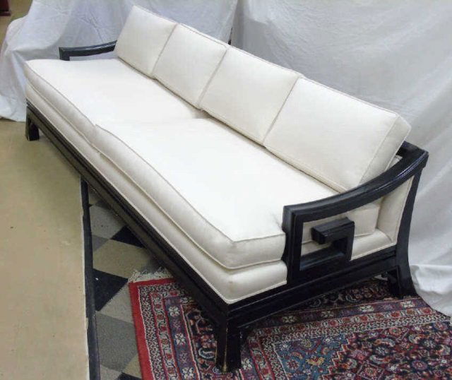 Chinoiserie Style Contemporary Upholstered Sofa (1 of 3)