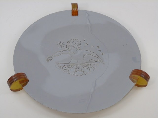 Vintage Pomona Goddess of Trees Bakelite Tray (1 of 4)