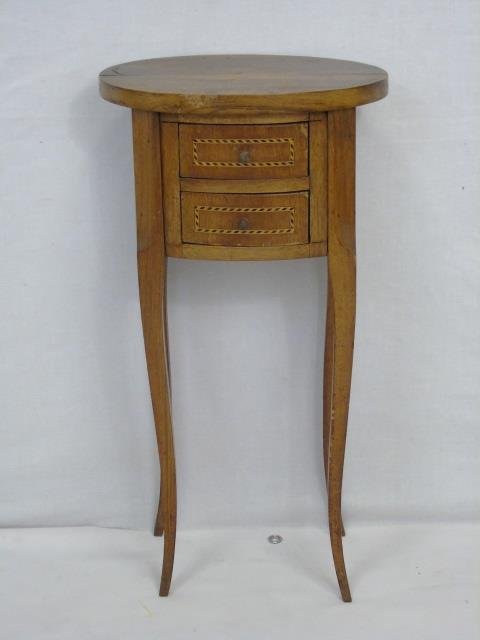 Antique French Country Provencal Pedestal Table (1 of 5)