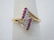 Three Vintage 14kt Yellow Gold Diamond Rings - 4