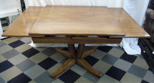 Contemporary Modern Pedestal Base Dining Table (1 of 4)