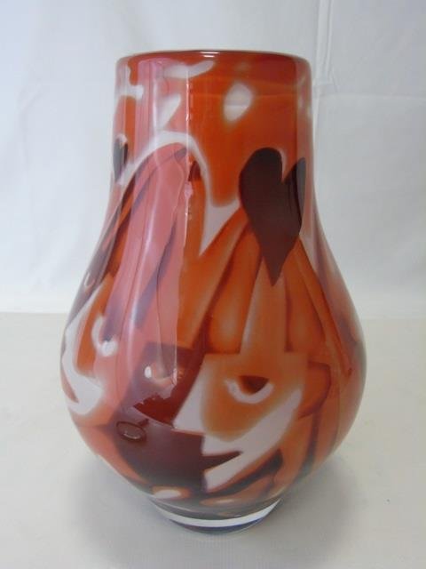 Contemporary Orrefors Art Glass Vase Retails $2500 (1 of 8)