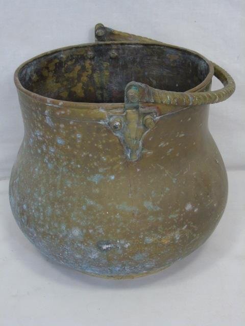 Large Antique Fireplace Kettle / Log Holder (1 of 4)