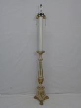 Italian Baroque Style Carved & Gilded Floor Lamp (1 of 4)