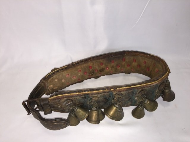 Antique Leather & Metal Horse Bells (1 of 4)