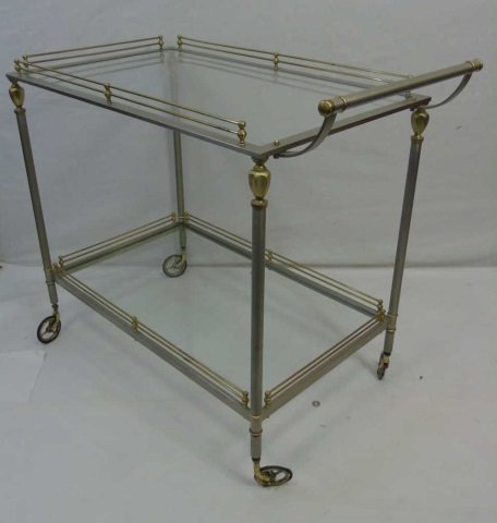 Vintage Hollywood Regency Style Serving / Tea Cart (1 of 5)